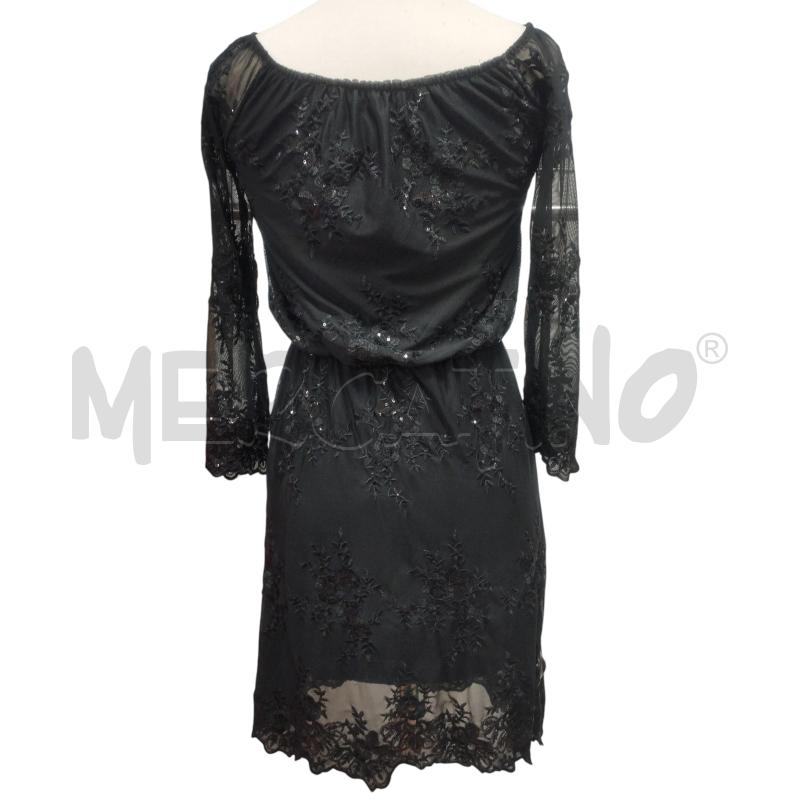 VESTITO DONNA  ELENA MIRO NERO PAILETTES | Mercatino dell'Usato Torino via ceresole 2