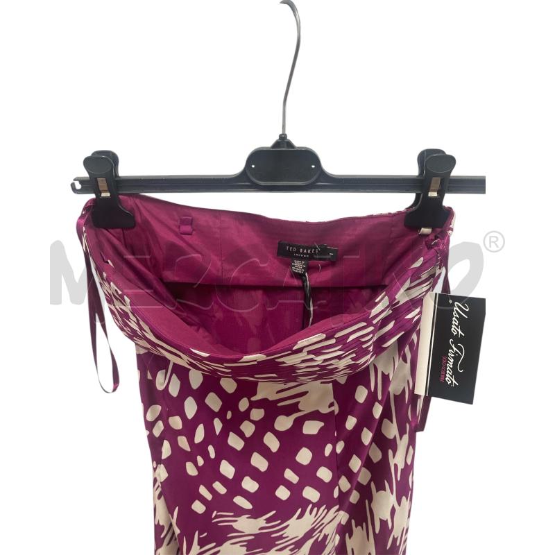 VESTITO DONNA  TED BAKER FUCSIA BIANCO  | Mercatino dell'Usato Torino via ceresole 3