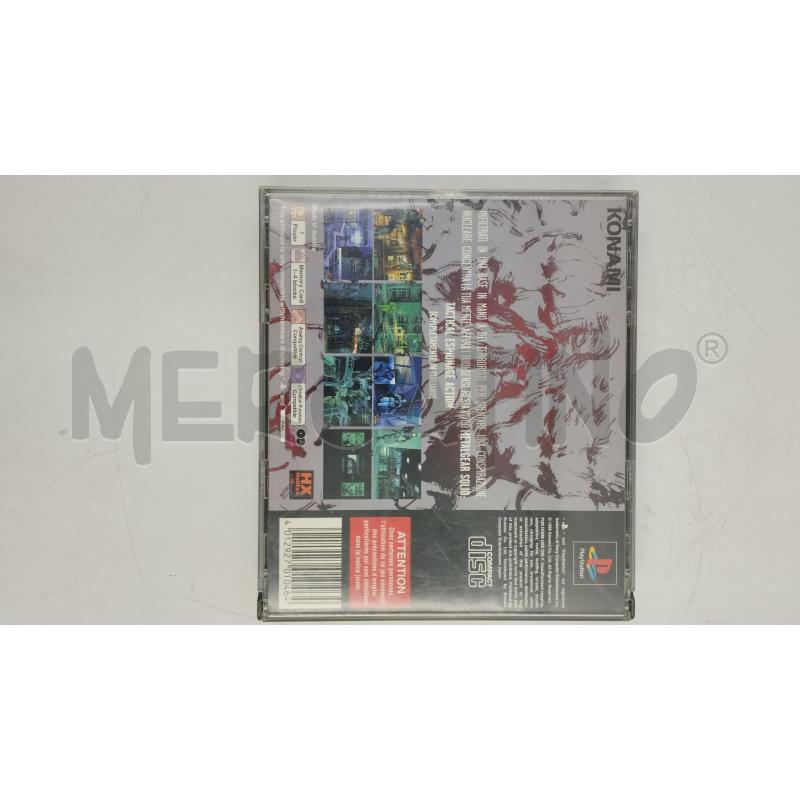 VIDEOGIOCO PS1 METAL GEAR SOLID  | Mercatino dell'Usato Torino via ceresole 2
