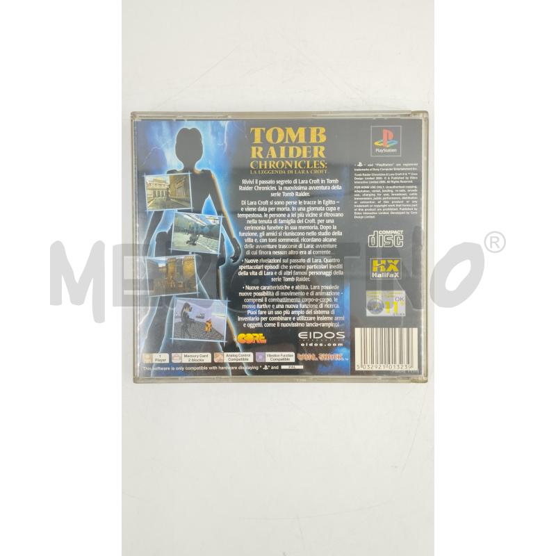 VIDEOGIOCO PS1 TOMB RAIDER CHRONICLES | Mercatino dell'Usato Torino via ceresole 2