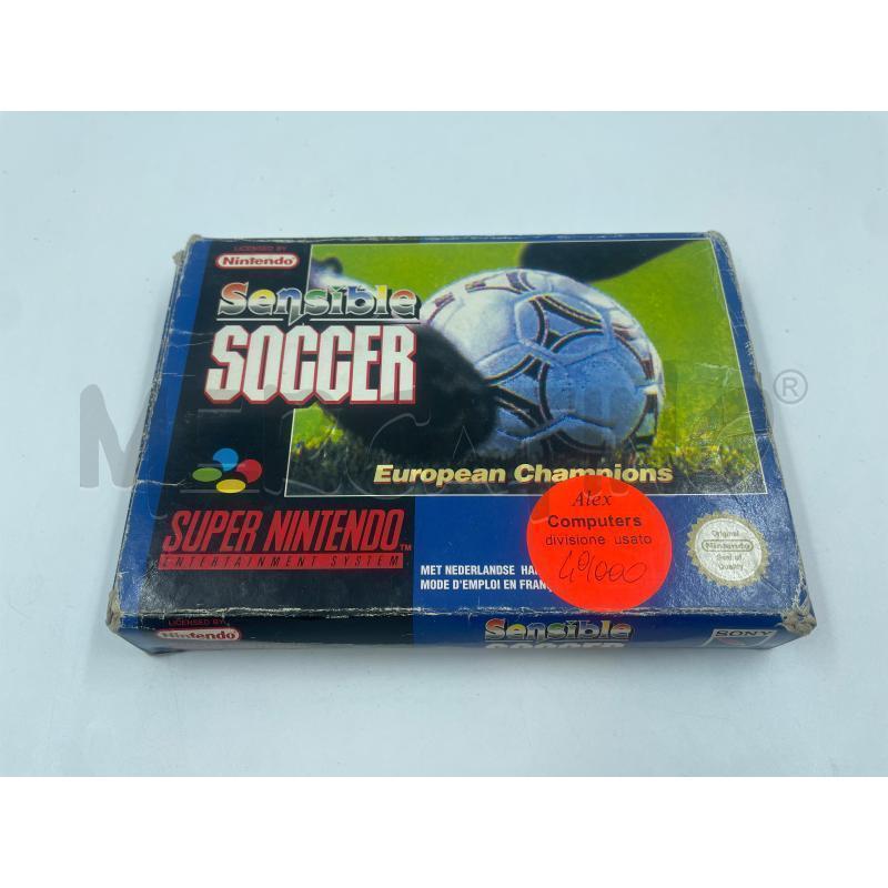 VIDEOGIOCO SNES SENSIBLE SOCCER | Mercatino dell'Usato Torino via ceresole 1