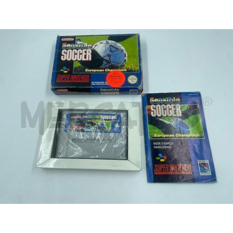 VIDEOGIOCO SNES SENSIBLE SOCCER | Mercatino dell'Usato Torino via ceresole 3