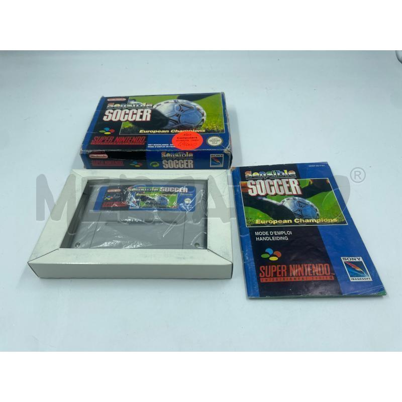 VIDEOGIOCO SNES SENSIBLE SOCCER | Mercatino dell'Usato Torino via ceresole 4