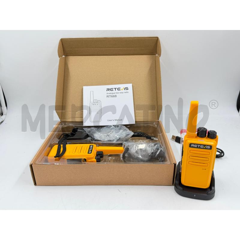 WALKIE TALKIE NUOVE RETEVIS RT668 | Mercatino dell'Usato Torino via ceresole 1