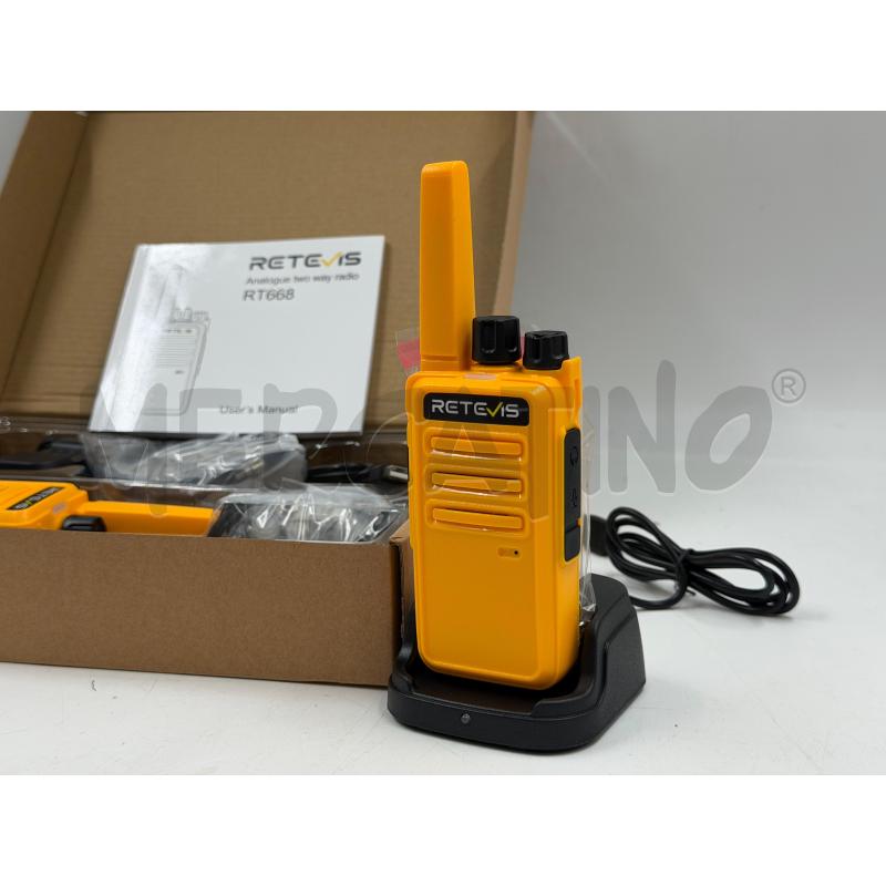 WALKIE TALKIE NUOVE RETEVIS RT668 | Mercatino dell'Usato Torino via ceresole 3