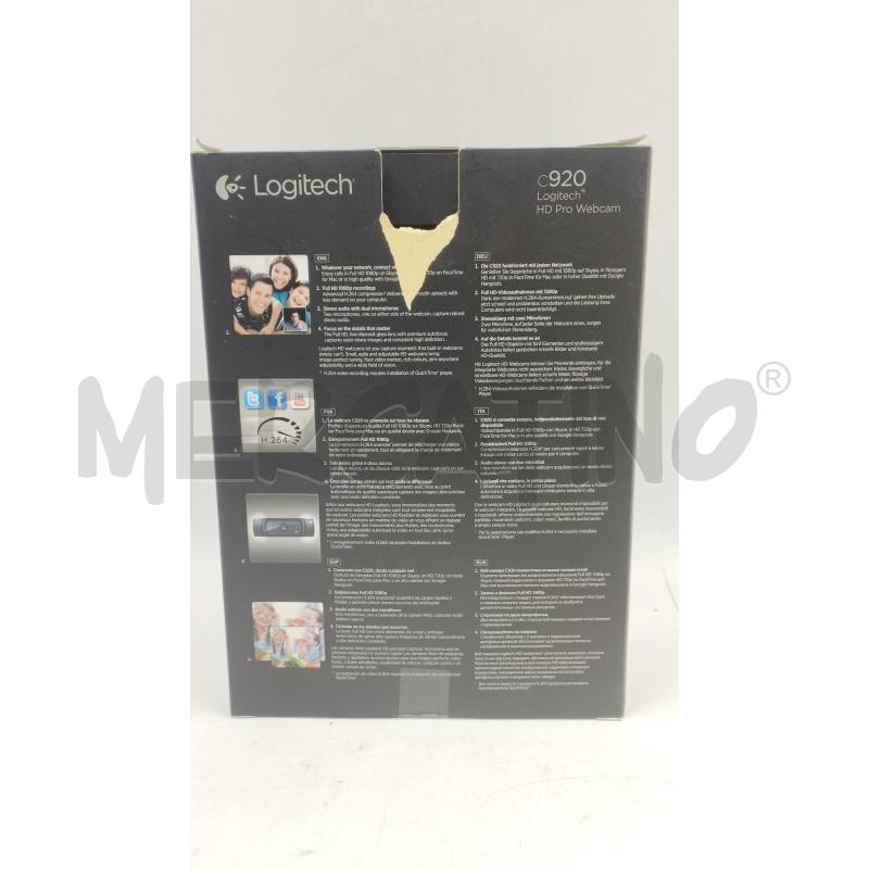 WEB CAM LOGITECT C920 HD | Mercatino dell'Usato Torino via ceresole 2