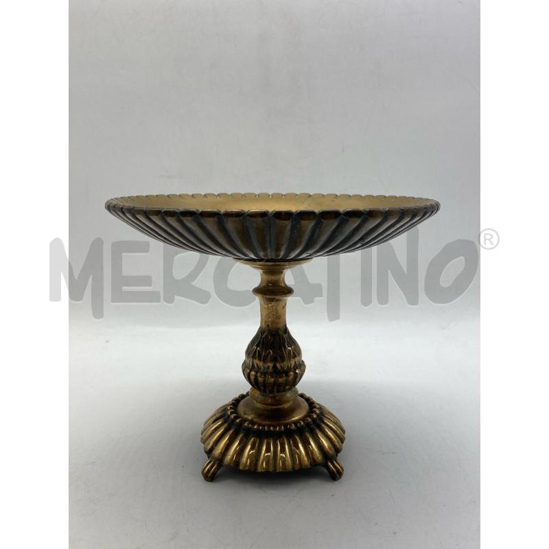 ALZATINA CENTROTAVOLA BRONZO | Mercatino dell'Usato Torino c.so traiano 1