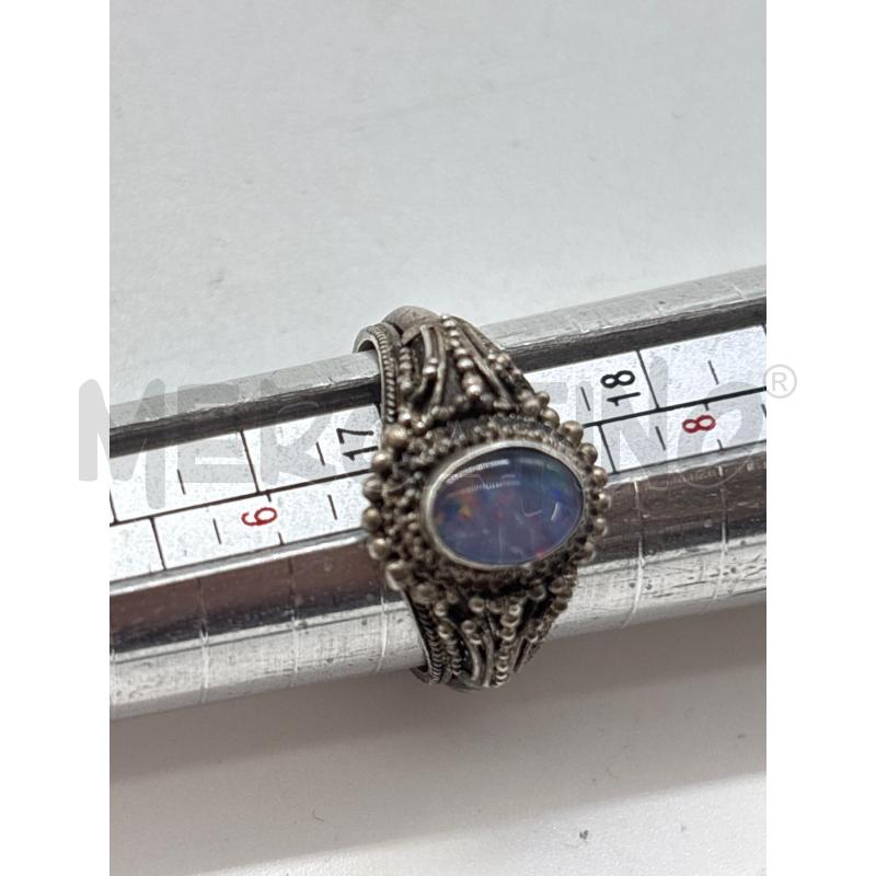 ANELLO DONNA AG CON OPALE | Mercatino dell'Usato Torino c.so traiano 4