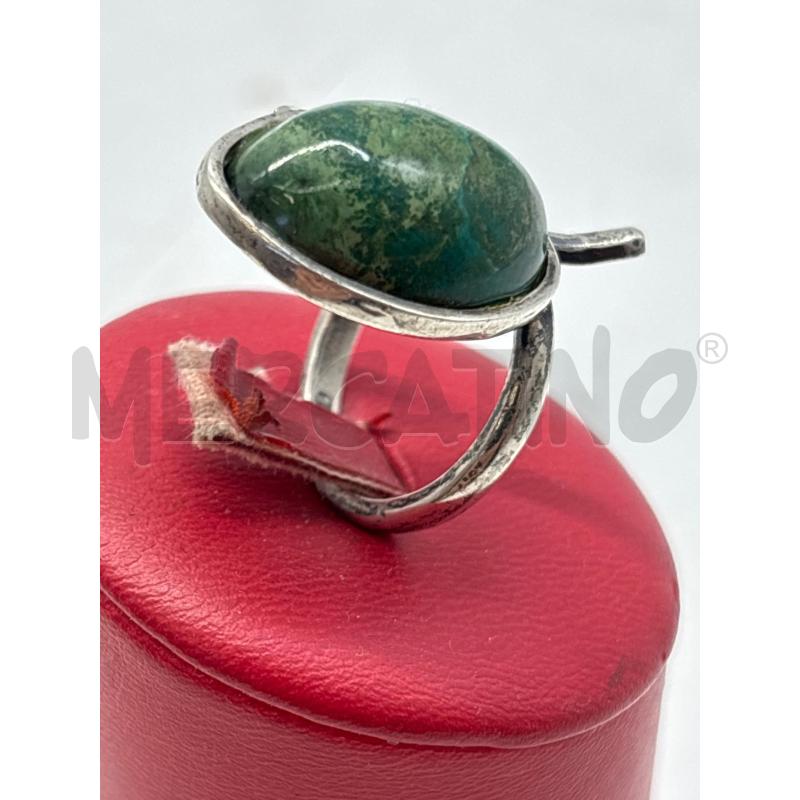 ANELLO DONNA AG CON PIETRA VERDE | Mercatino dell'Usato Torino c.so traiano 2