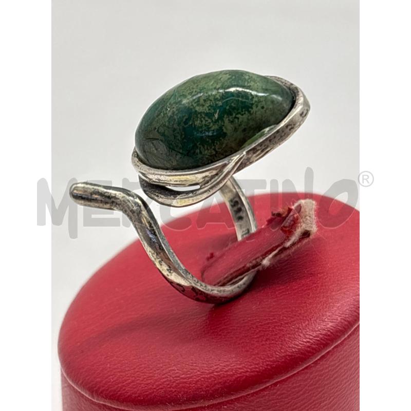 ANELLO DONNA AG CON PIETRA VERDE | Mercatino dell'Usato Torino c.so traiano 3