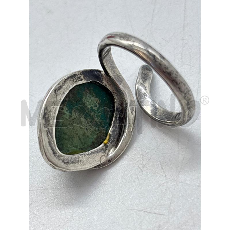 ANELLO DONNA AG CON PIETRA VERDE | Mercatino dell'Usato Torino c.so traiano 4