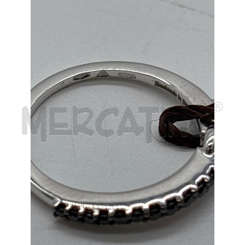 ANELLO DONNA AU E PIETRE DAMIANI | Mercatino dell'Usato Torino c.so traiano 4