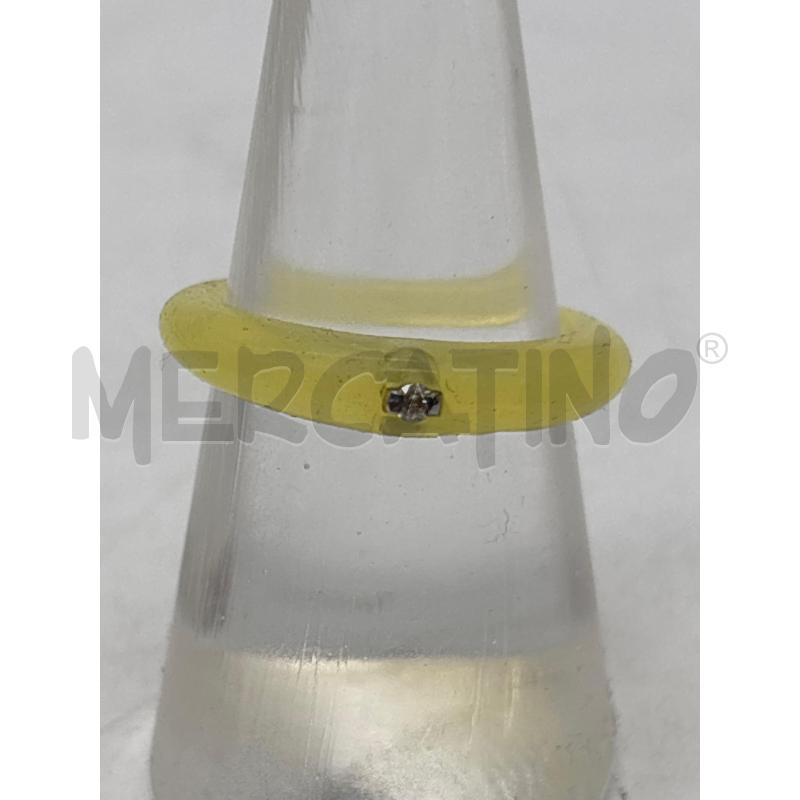 ANELLO DONNA DUEPUNTI GIALLO CON DIAMANTE  | Mercatino dell'Usato Torino c.so traiano 1