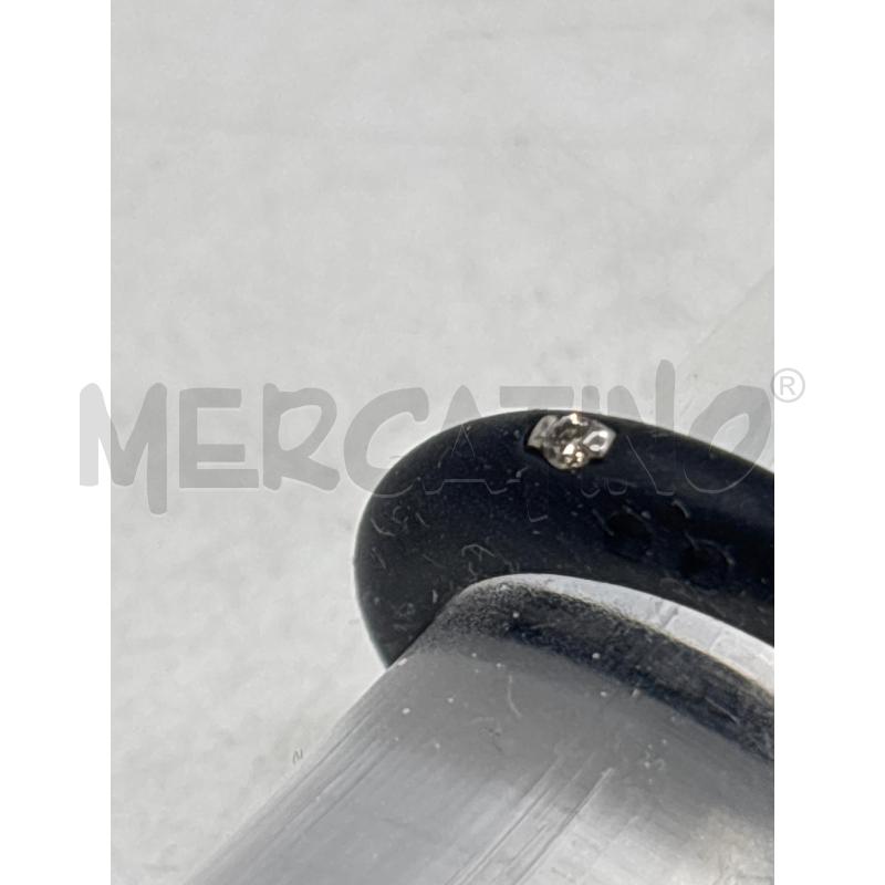 ANELLO DONNA DUEPUNTI NERO CON DIAMANTE  | Mercatino dell'Usato Torino c.so traiano 2