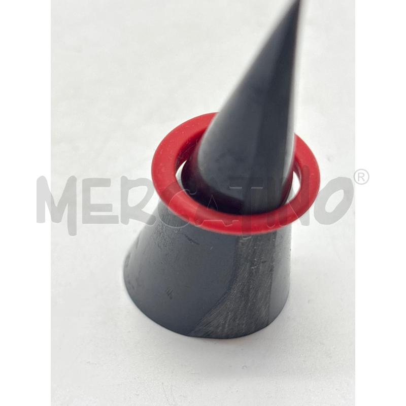 ANELLO DONNA DUEPUNTI ROSSO CON DIAMANTE  | Mercatino dell'Usato Torino c.so traiano 3