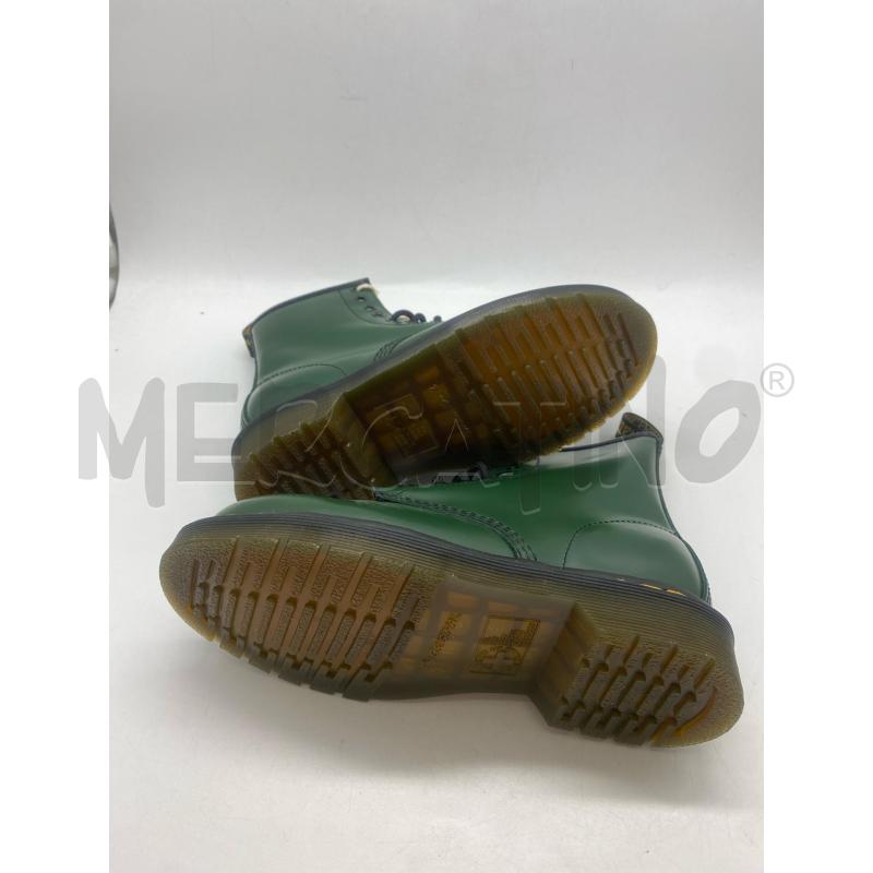 ANFIBI DR.MARTENS 1460 SMOOTH VERDE PELLE | Mercatino dell'Usato Torino c.so traiano 4
