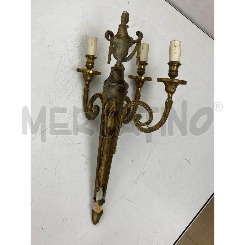 APPLIQUE ANTICA IN BRONZO | Mercatino dell'Usato Torino c.so traiano 4