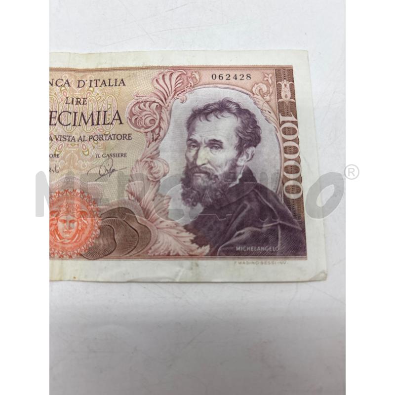 BANCONOTA LIRE DIECIMILA MICHELANGELO K0034 | Mercatino dell'Usato Torino c.so traiano 5
