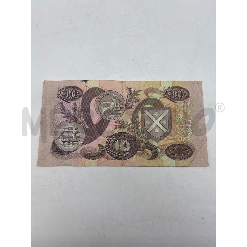 BANCONOTA TEN POUNDS SCOTLAND 1992 | Mercatino dell'Usato Torino c.so traiano 2