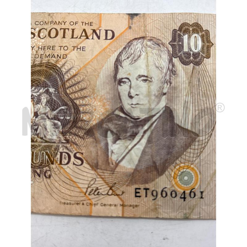 BANCONOTA TEN POUNDS SCOTLAND 1992 | Mercatino dell'Usato Torino c.so traiano 4