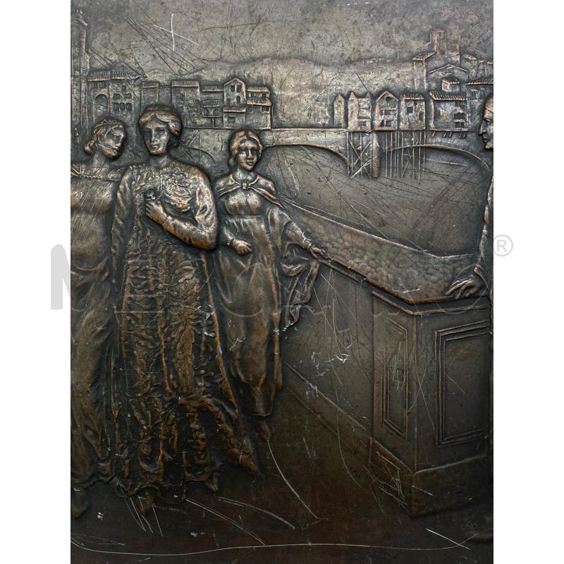 BASSORILIEVO DANTE E BEATRICE | Mercatino dell'Usato Torino c.so traiano 5