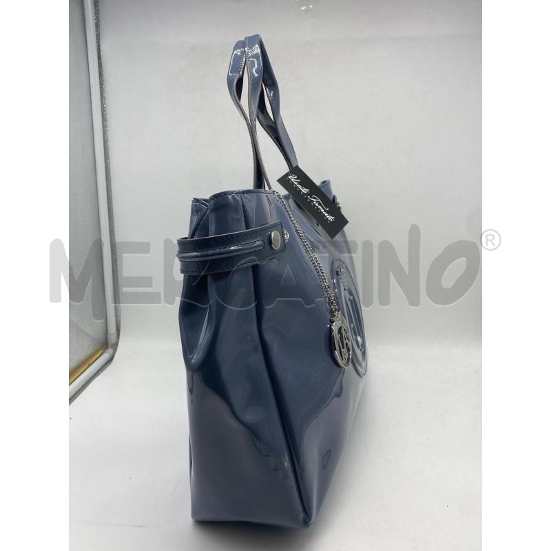 BORSA DONNA ARMANI JEANS AZZURRO SCURO | Mercatino dell'Usato Torino c.so traiano 3