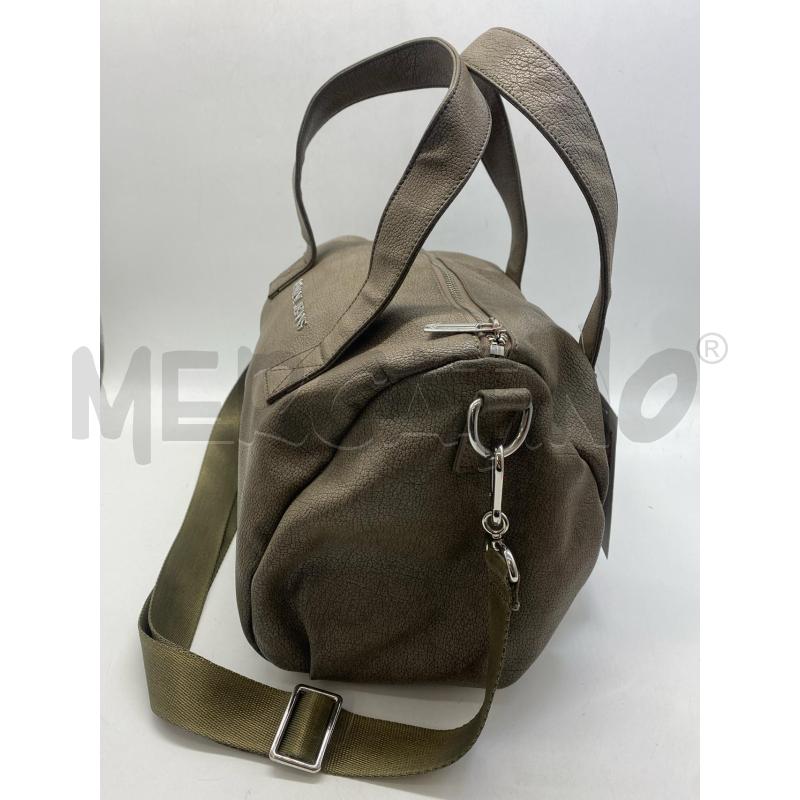 BORSA DONNA ARMANI JEANS PELLE VERDE SCURO | Mercatino dell'Usato Torino c.so traiano 2