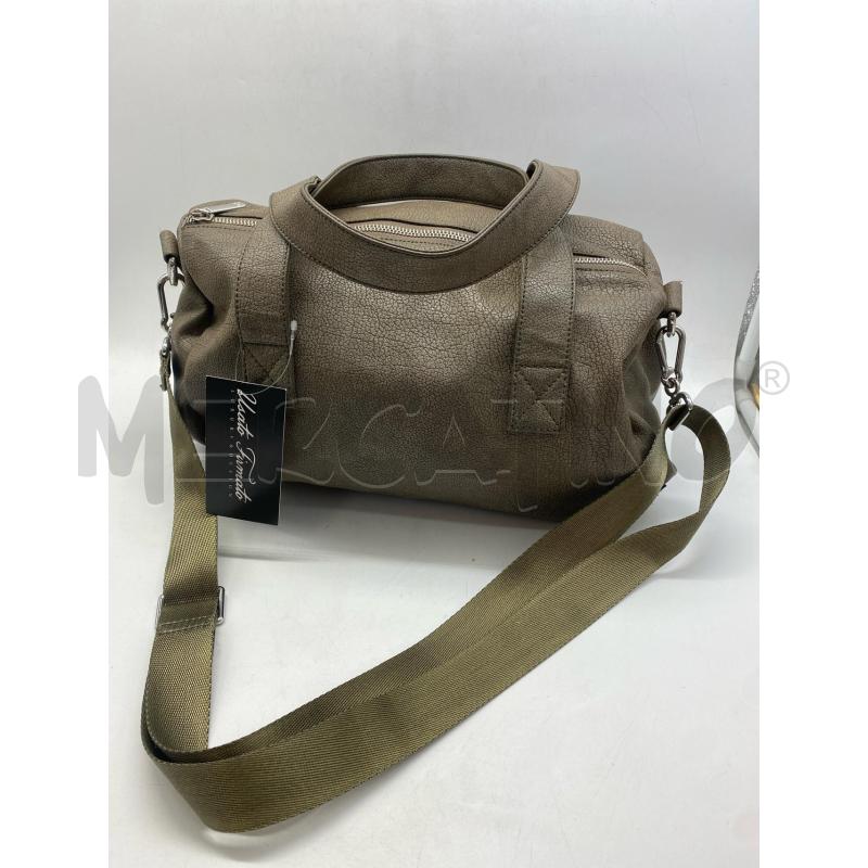BORSA DONNA ARMANI JEANS PELLE VERDE SCURO | Mercatino dell'Usato Torino c.so traiano 3
