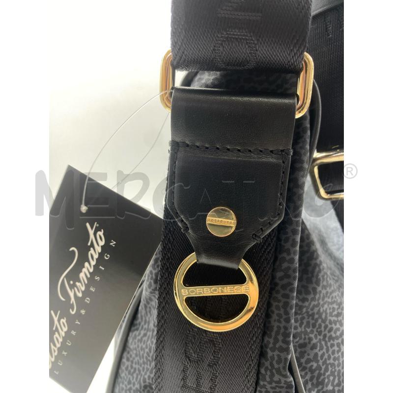 BORSA DONNA BORBONESE NERA | Mercatino dell'Usato Torino c.so traiano 4