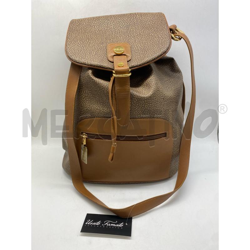BORSA DONNA BORBONESE STAMPA TAPIRO MARRONE | Mercatino dell'Usato Torino c.so traiano 1
