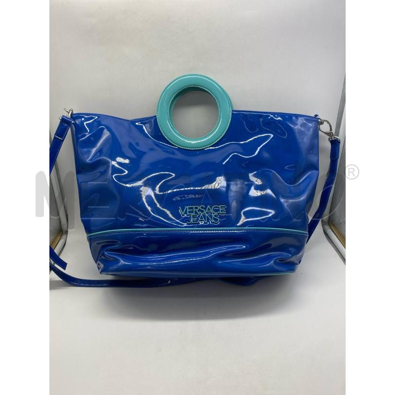 BORSA DONNA DA MARE VERSACE JEANS BLU | Mercatino dell'Usato Torino c.so traiano 1