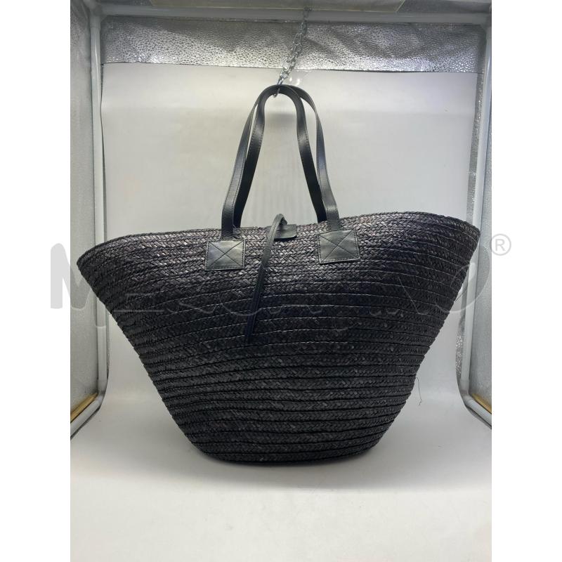 BORSA DONNA ETRO RAFIA NERO CANGIANTE SCURO | Mercatino dell'Usato Torino c.so traiano 4