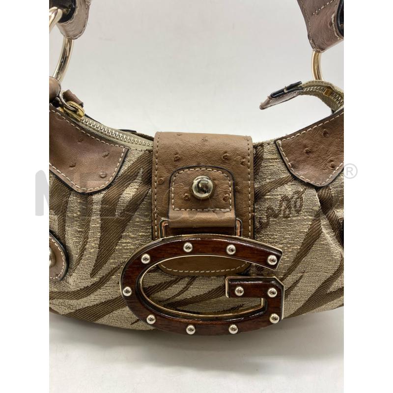 BORSA DONNA GUESS LEOPARDATA INSERTI PELLE | Mercatino dell'Usato Torino c.so traiano 2