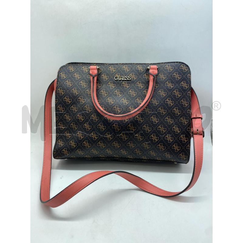 BORSA DONNA GUESS MARR ROSA  | Mercatino dell'Usato Torino c.so traiano 1