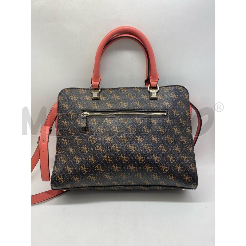 BORSA DONNA GUESS MARR ROSA  | Mercatino dell'Usato Torino c.so traiano 3
