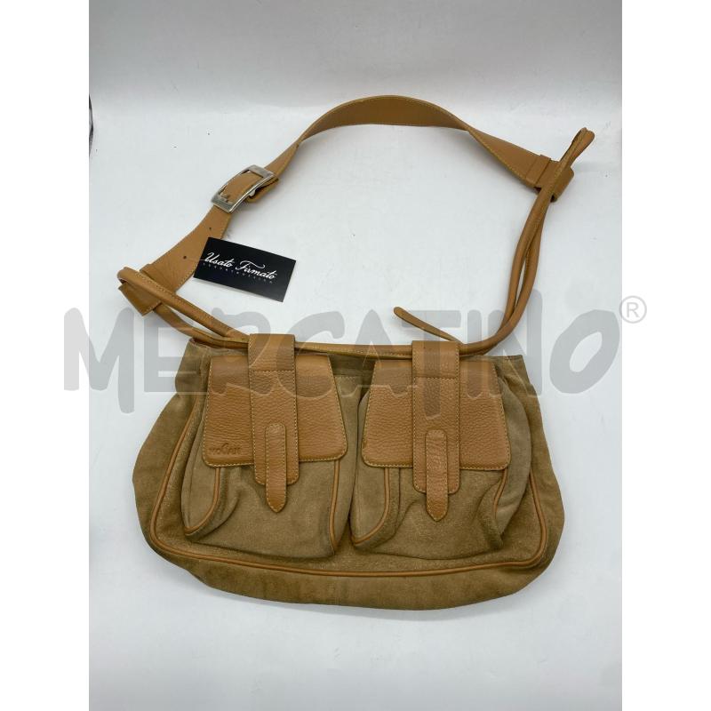 BORSA DONNA HOGAN CAMOSCIO BEIGE | Mercatino dell'Usato Torino c.so traiano 1