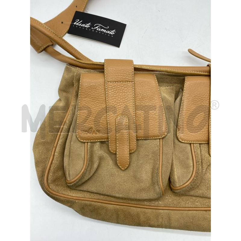 BORSA DONNA HOGAN CAMOSCIO BEIGE | Mercatino dell'Usato Torino c.so traiano 2