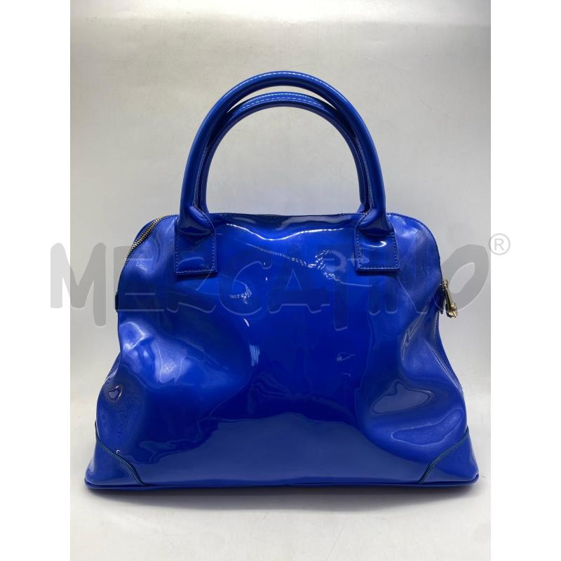 BORSA DONNA LIU JO BLU VERNICE  | Mercatino dell'Usato Torino c.so traiano 3