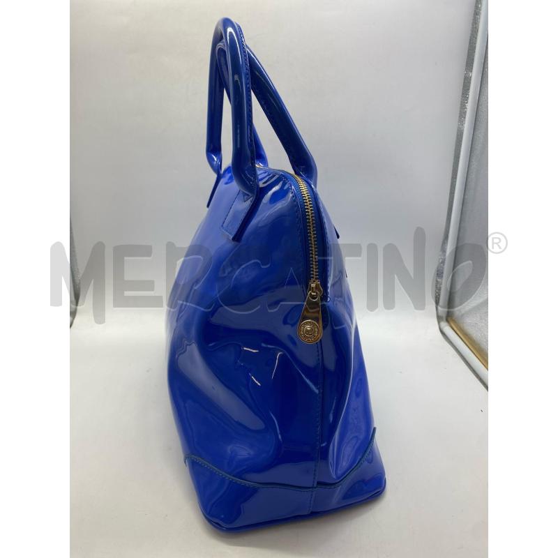 BORSA DONNA LIU JO BLU VERNICE  | Mercatino dell'Usato Torino c.so traiano 4