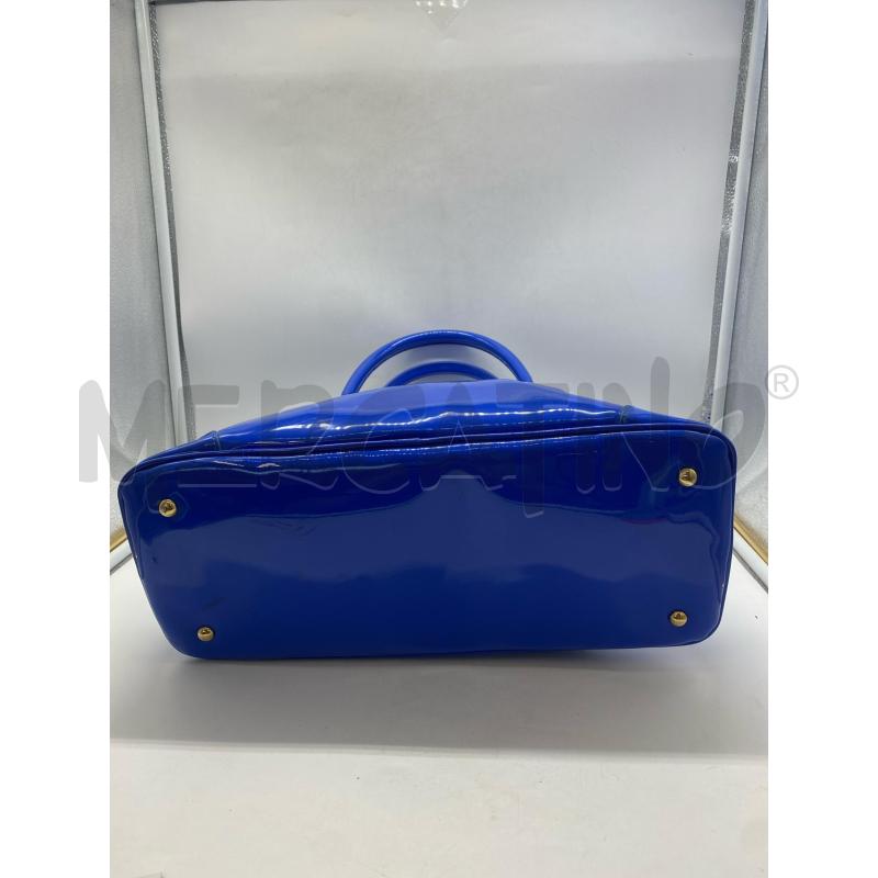 BORSA DONNA LIU JO BLU VERNICE  | Mercatino dell'Usato Torino c.so traiano 5