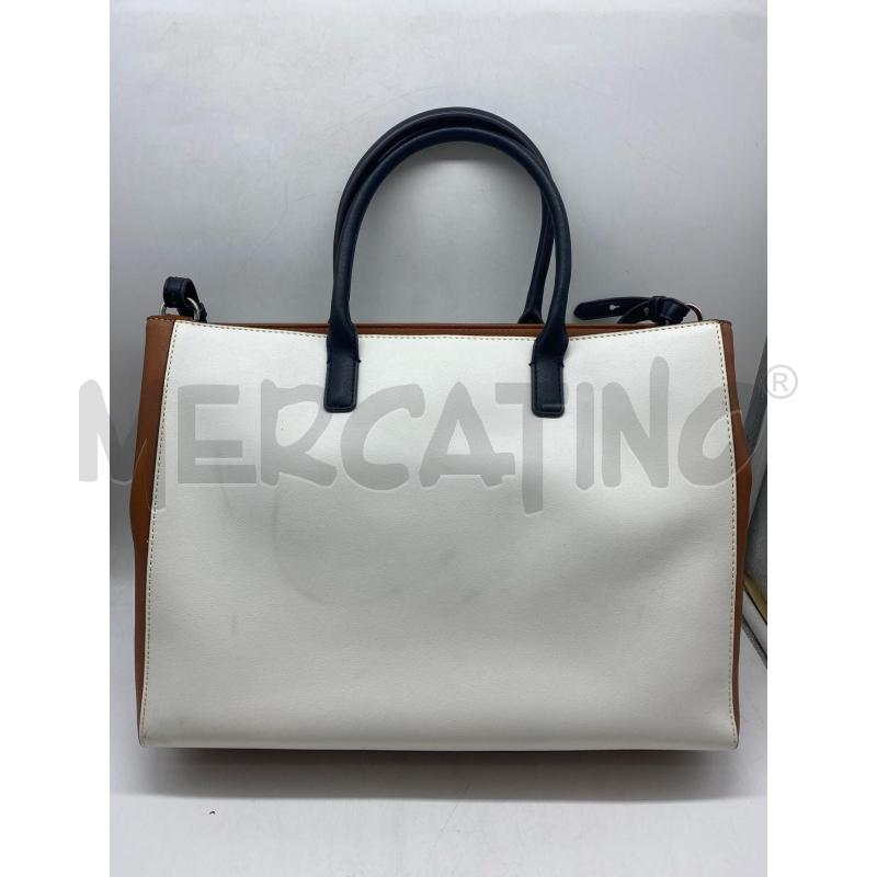 BORSA DONNA MOSCHINO  BIANC MARR NER  | Mercatino dell'Usato Torino c.so traiano 2