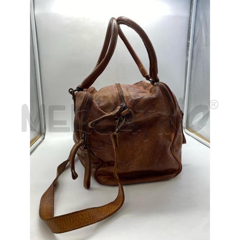 BORSA DONNA PELLE MARRONE BAYSIDE  | Mercatino dell'Usato Torino c.so traiano 5
