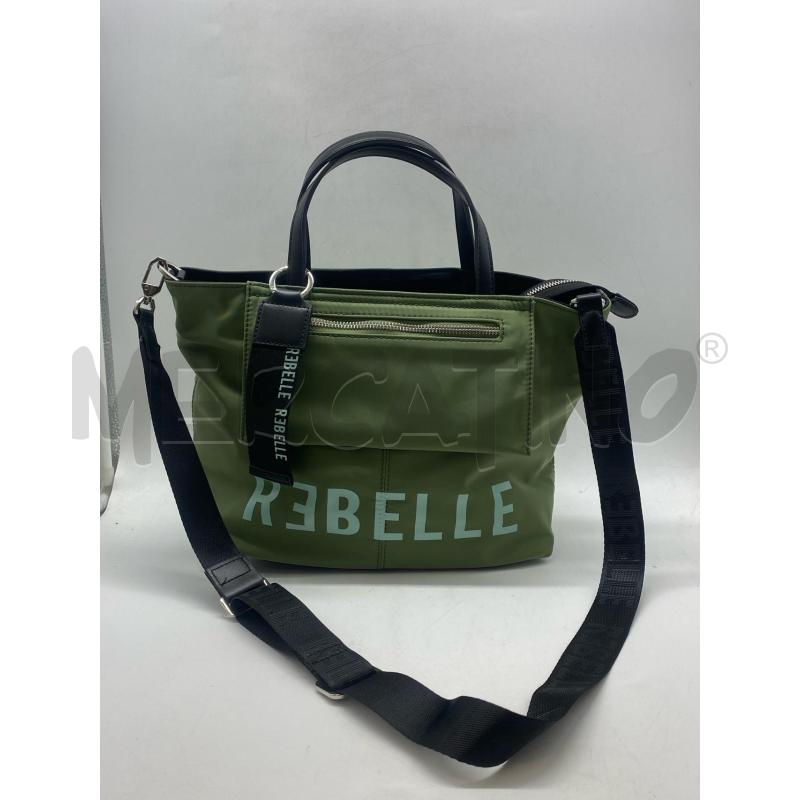 BORSA DONNA REBELLE VERDE NER | Mercatino dell'Usato Torino c.so traiano 1
