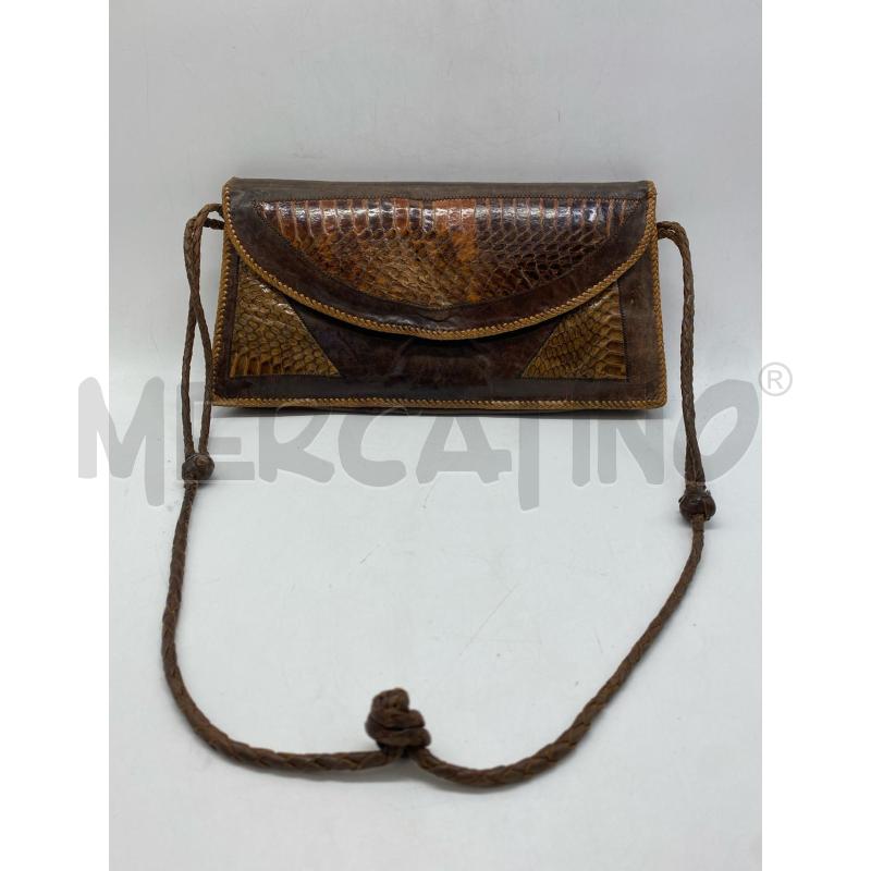 BORSA DONNA SERPENTE TRACOLLA INTRECCIATA | Mercatino dell'Usato Torino c.so traiano 1