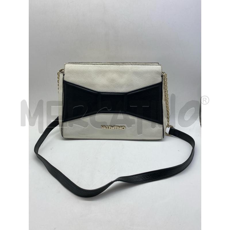 BORSA DONNA VALENTINO BIANC NER  | Mercatino dell'Usato Torino c.so traiano 1