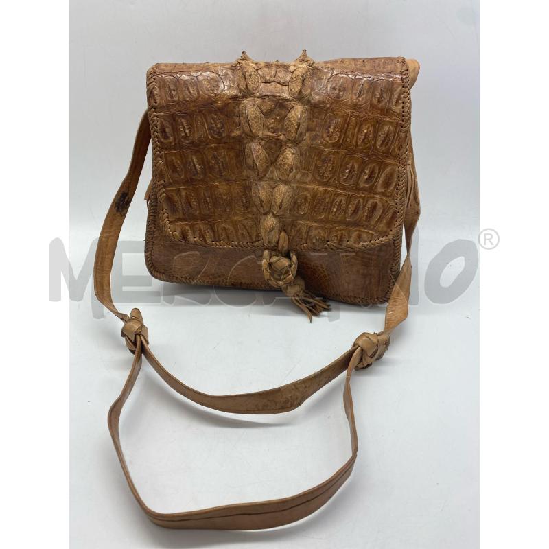 BORSA DONNA VERO COCCODRILLO | Mercatino dell'Usato Torino c.so traiano 1