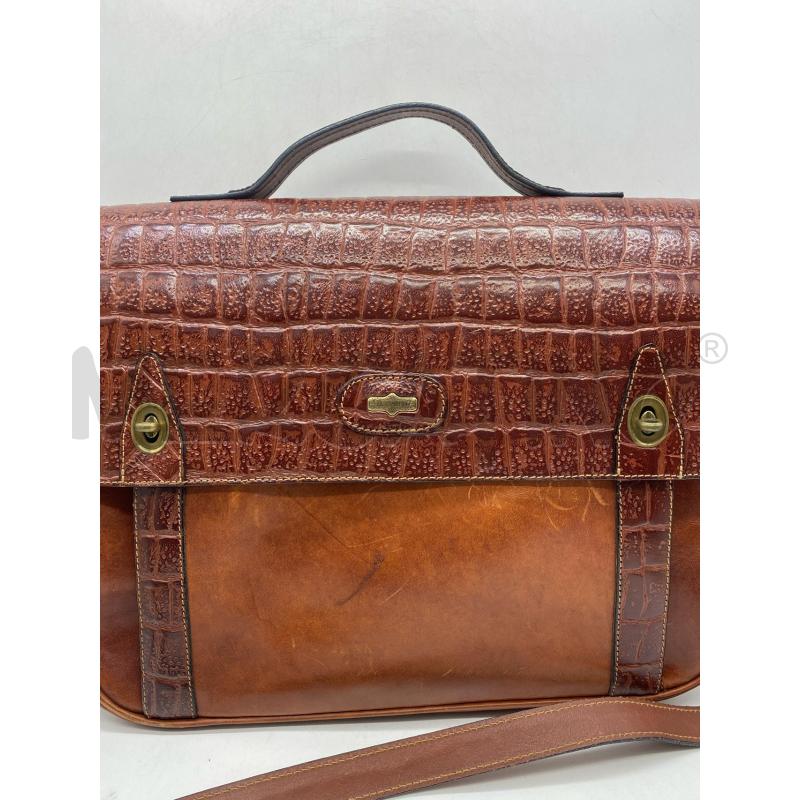 BORSA PELLE EL CAMPERO PELLE MARRONE | Mercatino dell'Usato Torino c.so traiano 2