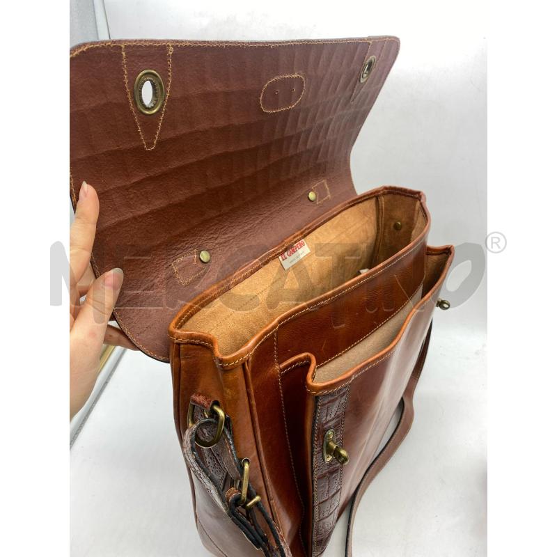 BORSA PELLE EL CAMPERO PELLE MARRONE | Mercatino dell'Usato Torino c.so traiano 5