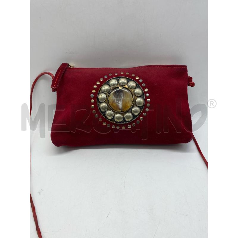 BORSA PELLE FLOWER AG BORD TARTARUGA | Mercatino dell'Usato Torino c.so traiano 1