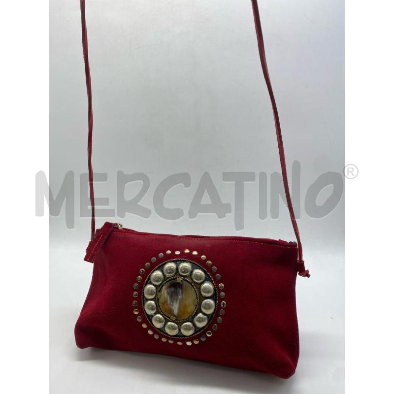 BORSA PELLE FLOWER AG BORD TARTARUGA | Mercatino dell'Usato Torino c.so traiano 4